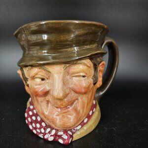 Vintage Royal Doulton Toby Sam Weller Large Jug Mug Cup Character Face England